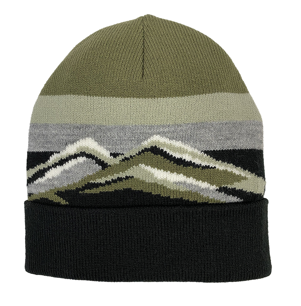 Mogul Master Mountain Scene Cuff Cap - Winter Hats